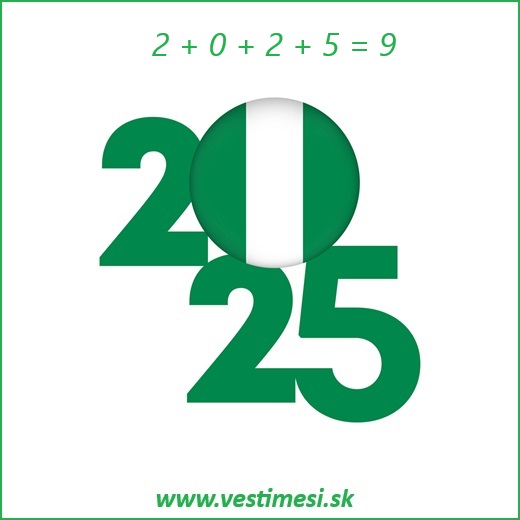 Rok 2025 podľa numerológie číslo 9 - Rozvážnosť, spiritualita, múdrosť a zodpovednosť. 